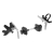 Adapter dostawka AGURI Cruiser Silver na 3 lub 4 rower