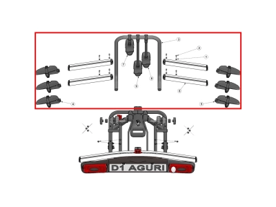 Zestaw rowerowy AB3 SL