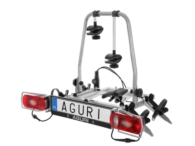Bagażnik platforma na 2 rowery AGURI Cruiser 2 Silver