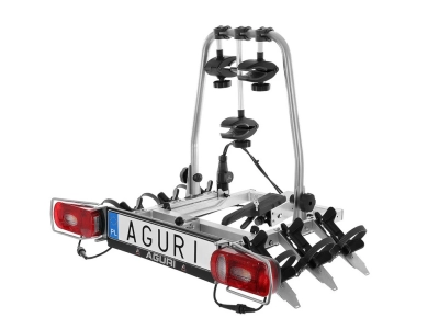 Bagażnik platforma na 3 rowery AGURI Cruiser 3 Silver
