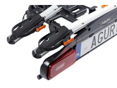 Bagażnik rowerowy na hak AGURI Active Bike PRO 2 | SILVER