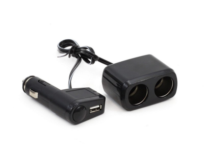 Rozgałęźnik, rozgałęziacz zapalniczki SOC1, 2+1 USB