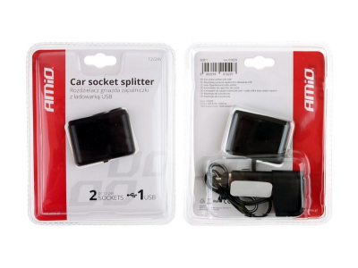 Rozgałęźnik, rozgałęziacz zapalniczki SOC1, 2+1 USB