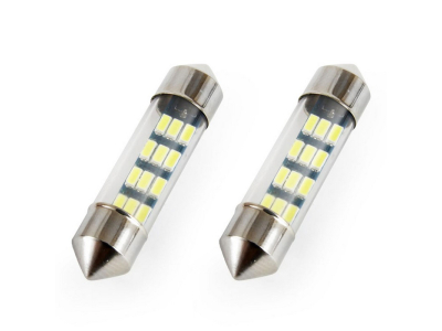 Żarówki LED STANDARD 3014 12SMD Festoon C5W C10W C3W 36mm White 12V