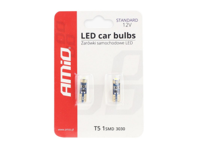Żarówki LED STANDARD T5 W1W 1xSMD 3030 12V High Power