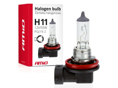 Żarówka halogenowa H11 12V 55W filtr UV (E4)