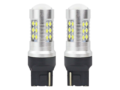 Zarówki LED CANBUS 3030 24SMD T20 7440 W21W White 12V/24V