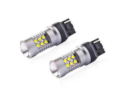 Zarówki LED CANBUS 3030 24SMD T20 7440 W21W White 12V/24V