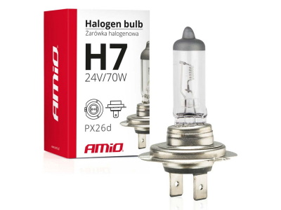 Żarówka halogenowa H7 24V 70W filtr UV (E4)