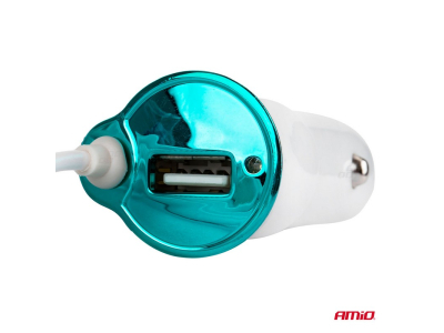 Ładowarka samochodowa USB + microUSB + iPhone lighting PCH-05