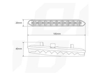 Światła do jazdy dziennej DRL 810 ver.2