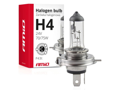 Żarówka halogenowa H4 24V 70/75W filtr UV (E4)