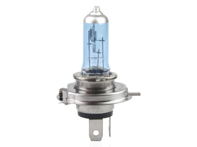 Żarówka halogenowa H4 12V 60/55W filtr UV (E4) Super White