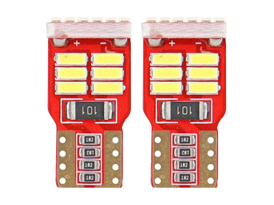 LED CANBUS 18SMD 4014 T10e (W5W) White 12V