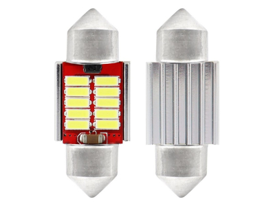 LED CANBUS 4014 10SMD Festoon C5W C10W C3W 31mm White 12V/24V