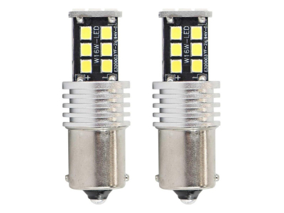 Żarówki LED CANBUS 2835 15SMD 1156 BA15S P21W R10W R5W White 12V/24V