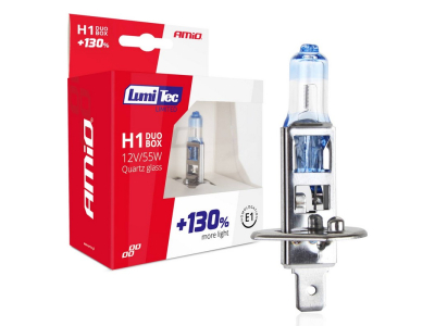 Żarówki halogenowe H1 12V 55W LumiTec LIMITED +130% DUO