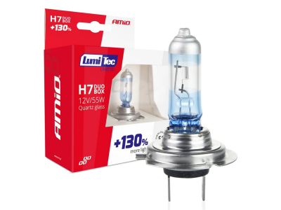 Żarówki halogenowe H7 12V 55W LumiTec LIMITED +130% DUO