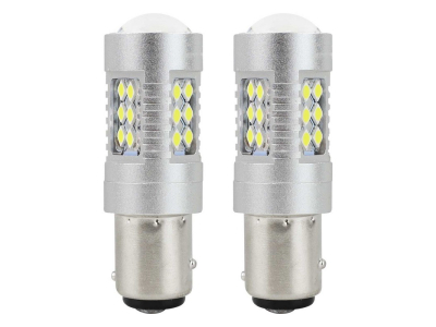 Żarówki LED CANBUS 3030 24SMD 1157 BAY15D P21/5W White 12V/24V