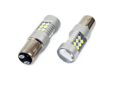 Żarówki LED CANBUS 3030 24SMD 1157 BAY15D P21/5W White 12V/24V
