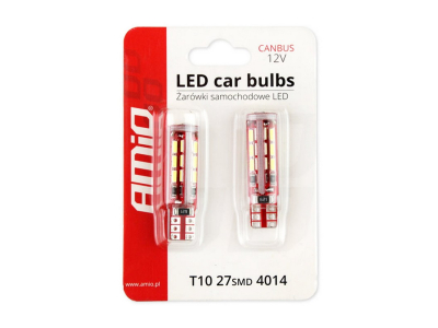 Żarówki LED CANBUS T10e W5W 27xSMD 4014 12V