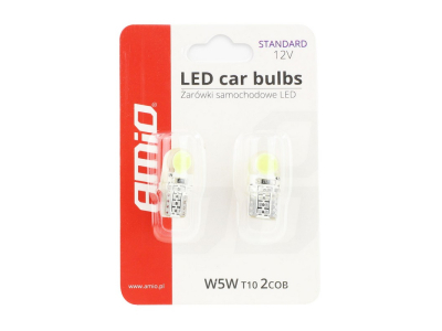 Żarówki LED STANDARD White T10e COB 12V