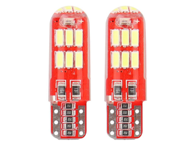 LED CANBUS 15SMD 4014 T10e (W5W) SILCA White 12V