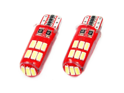 LED CANBUS 15SMD 4014 T10e (W5W) SILCA White 12V