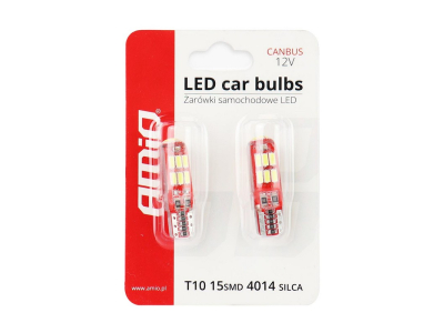 LED CANBUS 15SMD 4014 T10e (W5W) SILCA White 12V