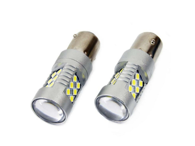 Żarówki LED CANBUS 3030 24SMD 1156 BA15S P21W White 12V/24V
