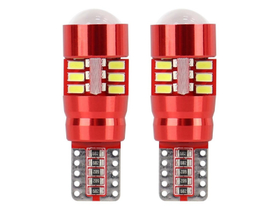 LED CANBUS 27SMD 3014 T10e (W5W) White 12V/24V