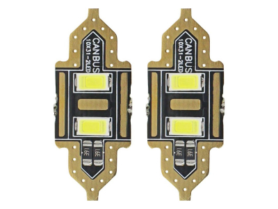 Żarówki LED STANDARD Festoon C5W 2xSMD 5730 12V 31mm