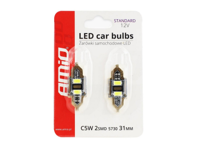 Żarówki LED STANDARD Festoon C5W 2xSMD 5730 12V 31mm
