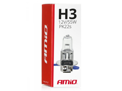 Żarówka halogenowa H3 12V 55W filtr UV (E4)