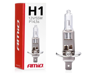 Żarówka halogenowa H1 12V 55W filtr UV (E4)