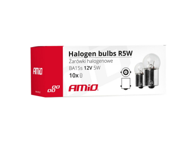 Żarówki halogenowe R5W BA15s 12V 5W 10szt.