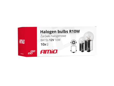 Żarówki halogenowe R10W BA15s 12V 10W 10szt.