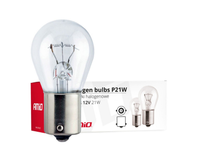 Żarówki halogenowe P21W BA15s 12V 10szt. (E8)