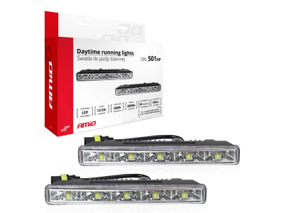Światła do jazdy dziennej AMiO DRL 501 HP