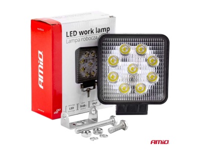 Lampa robocza AWL03 9 LED FLOOD 9-60V