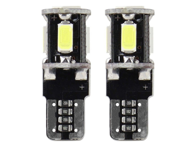 Żarówki LED CANBUS 5SMD 5730 T10 (W5W) White