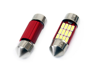 Żarówki LED CANBUS 4014 12SMD Festoon C5W C10W C3W 31mm White 12V/24V