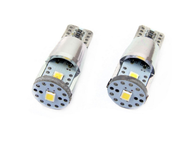 LED CANBUS 3SMD 2835 T10e (W5W) ALU White 12V/24V