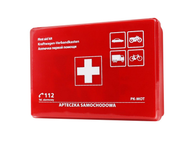 Apteczka samochodowa pierwszej pomocy AS6