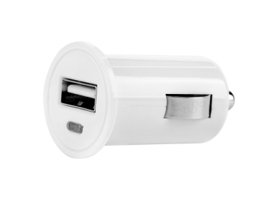 Ładowarka samochodowa 1xUSB biała PCH-02
