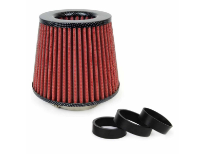 Filtr powietrza stożkowy CARBON + 3 adaptery