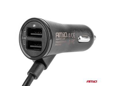 Ładowarka przód-tył z przedłużaczem 4 USB