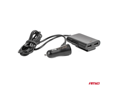 Ładowarka przód-tył z przedłużaczem 4 USB