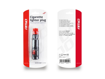 Wtyczka gniazda zapalniczki z włacznikiem EURO/DIN 12/24V
