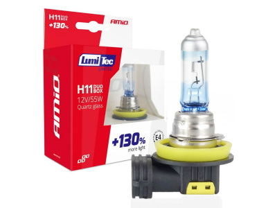 Żarówki halogenowe H11 12V 55W LumiTec LIMITED +130% DUO